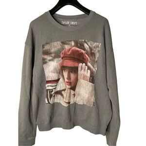 Taylor Swift Taylor's Version Red Album crew neck sweatshirt women's size small